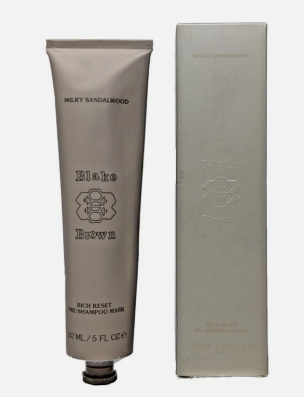 MSRP $24 – Blake Brown Milky Sandalwood Rich Reset Pre-Shampoo Mask – 5 fl oz